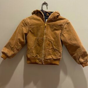 Boys insulated Carhartt hooded jacket